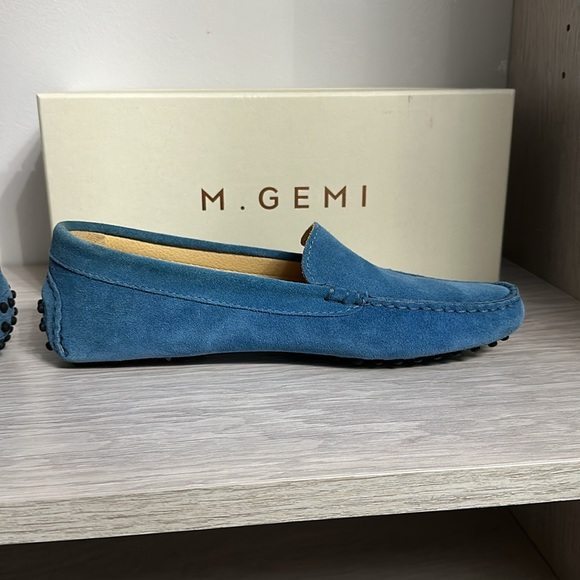 NIB M. Gemi Suede Driver Moccasin, Size 39.5 (9.5) - Picture 7 of 9